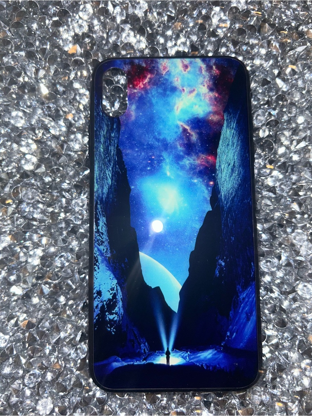 Blue Galaxy Landscape Phone Case - Unknown Brand iPhone XS Max